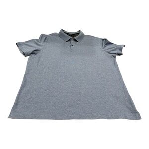 Banana Republic Standard Fit Large Men's Heather Gray Polo Shirt